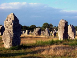 Carnac menhirs (Brittany, France)